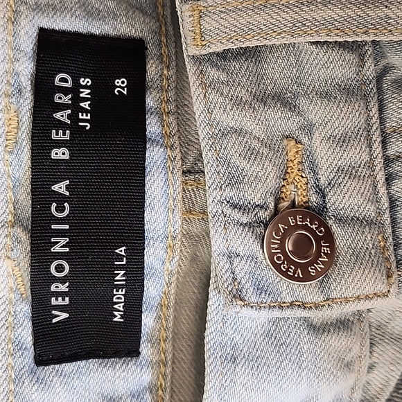 Veronica Beard 100% Cotton Taylor Relaxed Wide-Leg High-Rise Size 28" - Picture 15 of 16